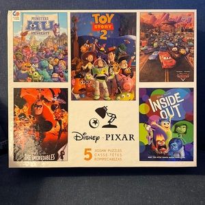 5 Pixar puzzle pack
